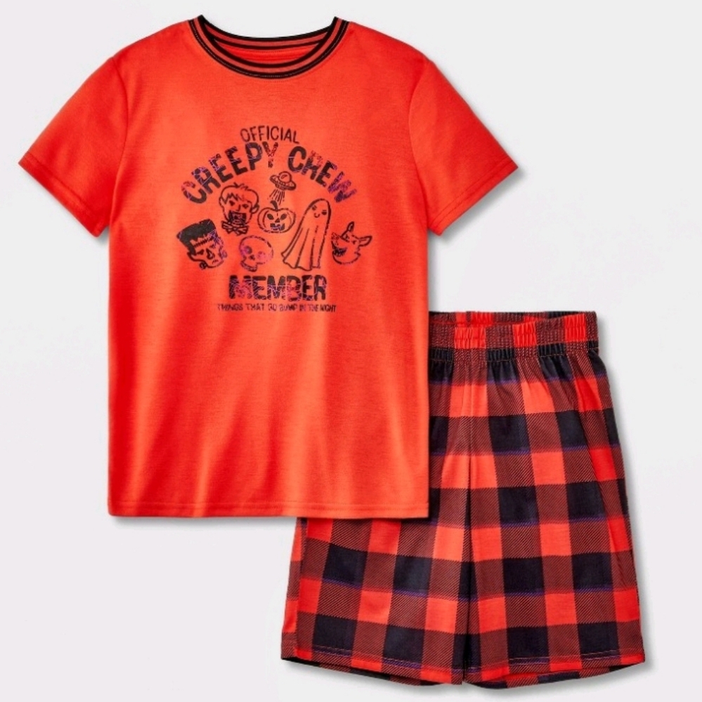 Creepy crew fall Halloween pajamas